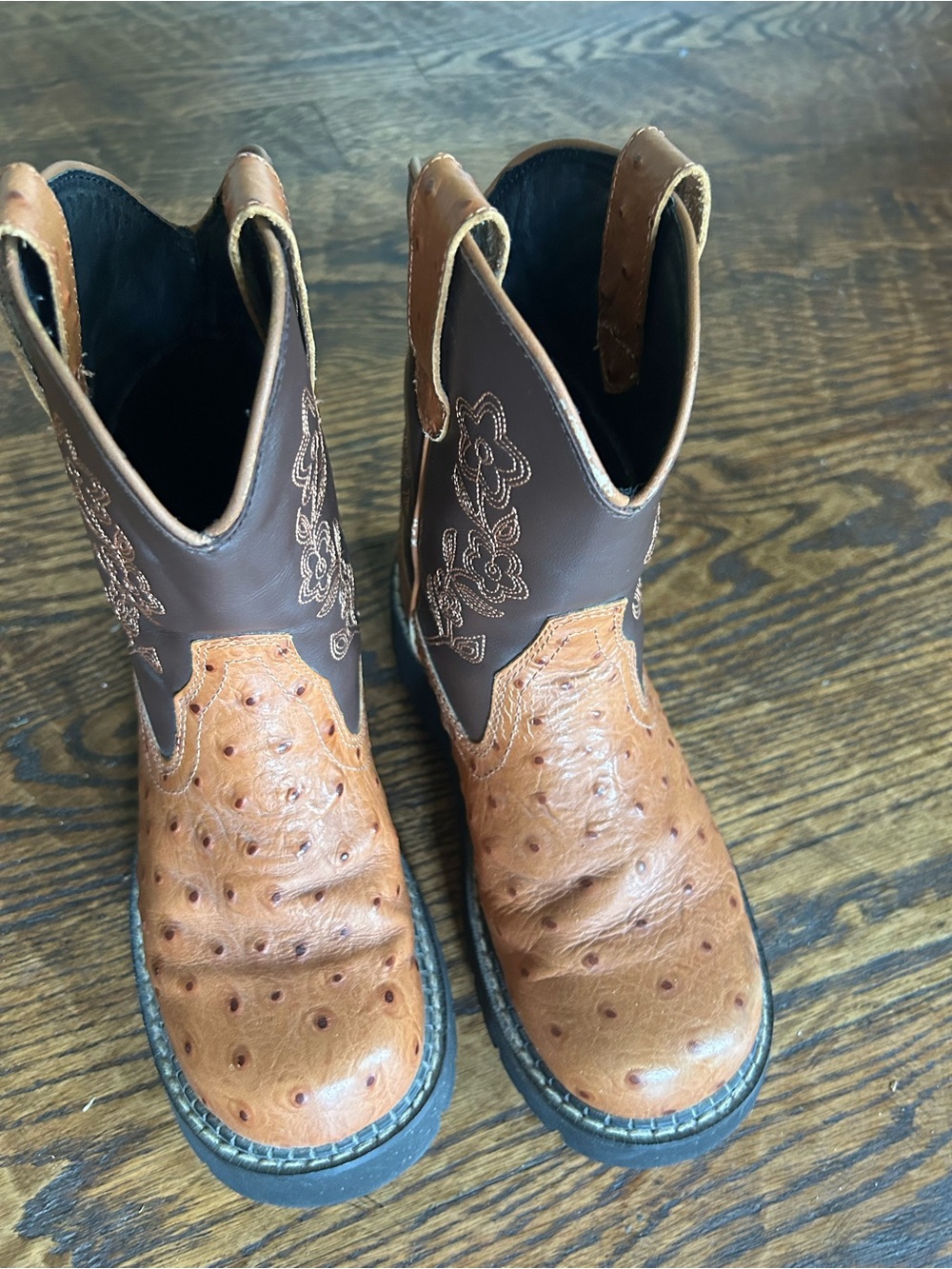 Roper Chunky Fat Baby Cowboy Boots. toddler size 3 Western - Picture 8 of 11